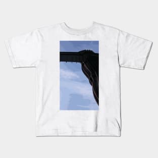 Angel Of The North - View #2 Kids T-Shirt